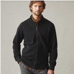 American Giant, Black, Moto Full Zip Jacket/Sweatshirt, L